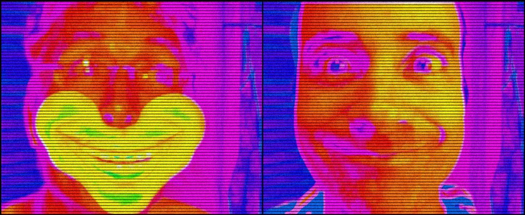 First thermal layer showing the before/after transition